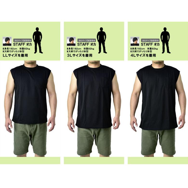 FLAG ON CREW 吸汗速乾ドライ スリーブレス ノースリーブ T