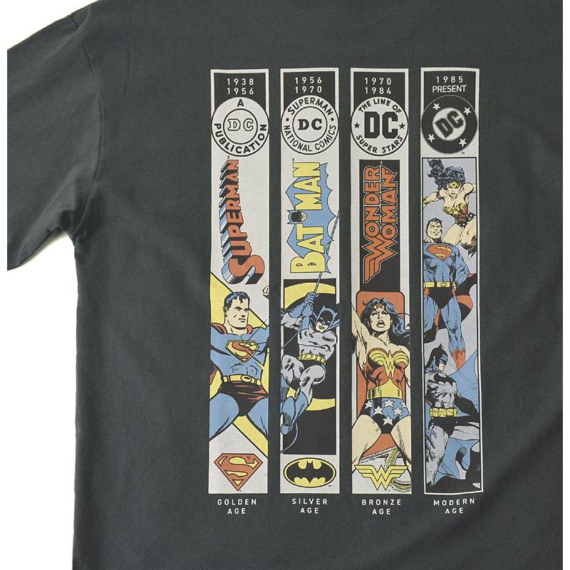 FLAG ON CREW Tシャツ 長袖 メンズ 綿100％ ロンT アメコミ DC 
