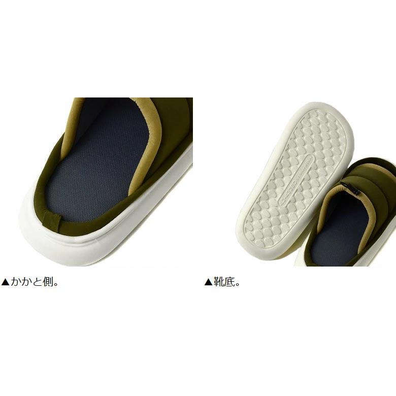 FLAG ON CREW 厚底クッションサンダル メンズ リラックス リカバリー
