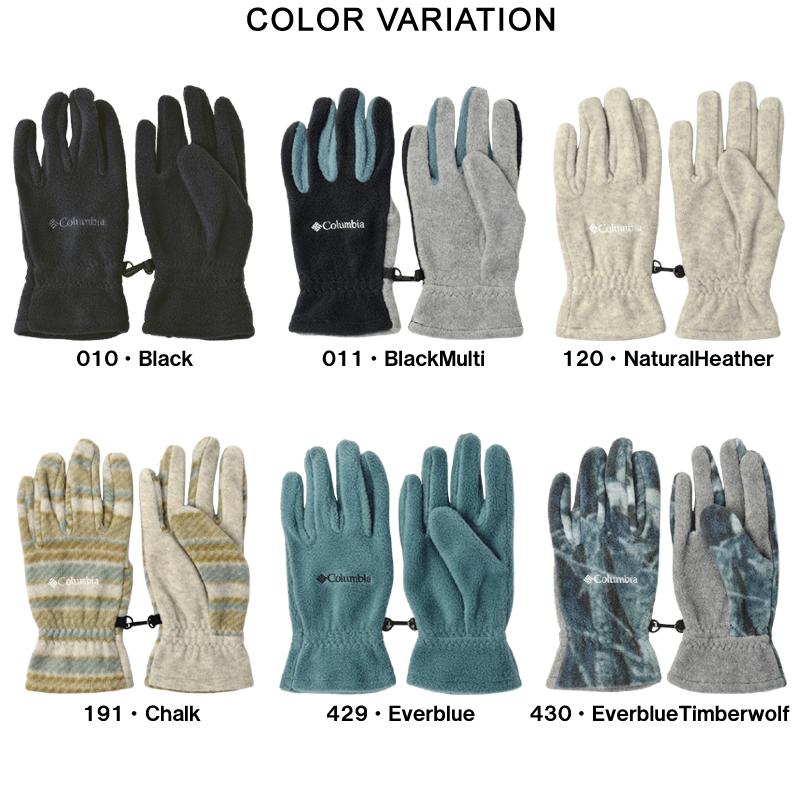 Columbia（コロンビア） 手袋 メンズ 手ぶくろ フリース手袋 バック