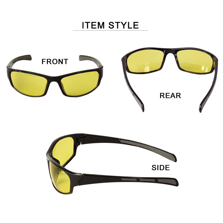 限定格安！！！スポーツサングラス オレンジ/イエロー UVカット スポーツサングラス 紫外線99％カット 可視光線透過率