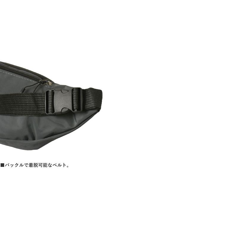 FLAG ON CREW 4ポケット ウエストポーチ コンパクト ボディバッグ
