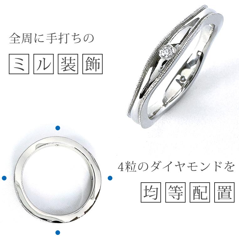 フラッグス flags ダイヤ K18 ダイヤモンド 0.04ct リング Nami004D 18 