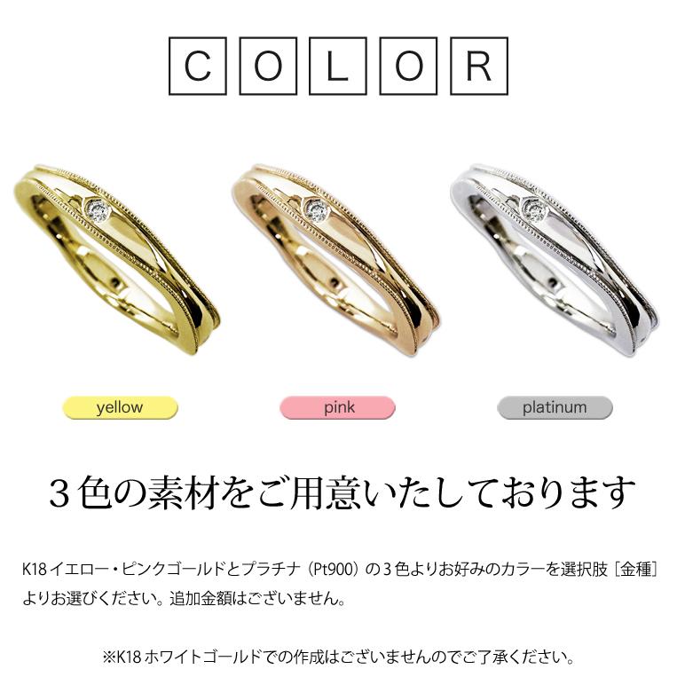 フラッグス flags ダイヤ K18 ダイヤモンド 0.04ct リング Nami004D 18 