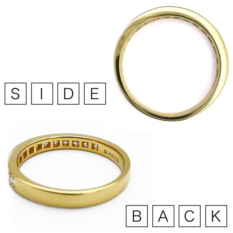 FLAGS エタニティリング　ダイヤ フラッグス flags ダイヤ K18 ダイヤモンド 0.08ct エタニティ リング