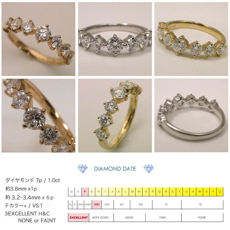 フラッグス flags ダイヤ K18 ダイヤモンド 1.0ct エタニティ リング 