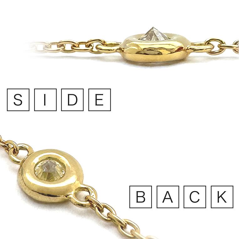 フラッグス flags ダイヤ K18 ダイヤモンド 0.12ct ブレスレット  