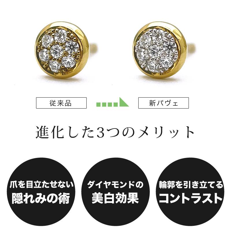 フラッグス flags ダイヤ K18/Pt900 ダイヤモンド 0.05ct×0.05ct 
