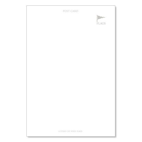 のら猫ポストカードシリーズ （a stray cat） No.014 〈千駄ヶ谷〉 ムーングラフィックス FLAGS |  | 01