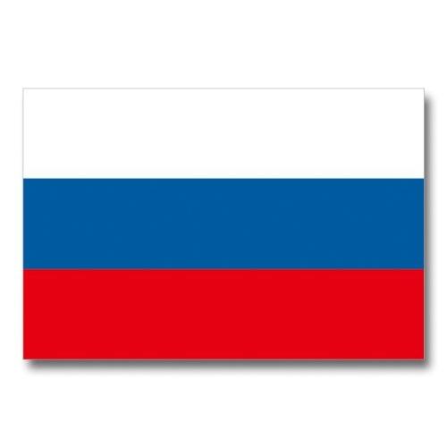 世界の国旗ポストカード ＜ヨーロッパ＞ ロシア連邦 Flags of the world POST CARD ＜Europe＞ Russian Federation ムーングラフィックス｜flags-moon
