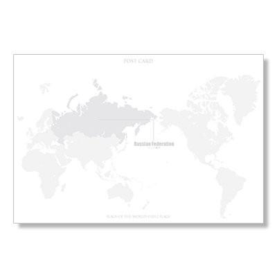 世界の国旗ポストカード ＜ヨーロッパ＞ ロシア連邦 Flags of the world POST CARD ＜Europe＞ Russian Federation ムーングラフィックス｜flags-moon｜02