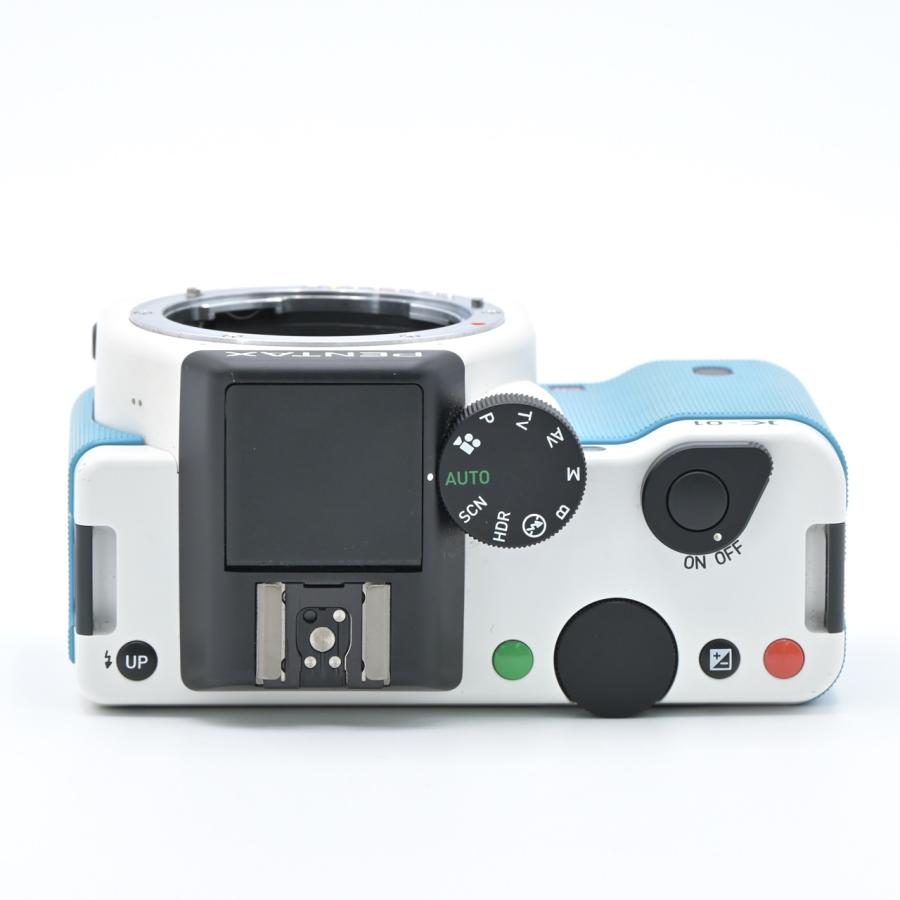 PENTAX ペンタックス K-01 ブルー ホワイト レンズキット DA40mmF2.8XS
