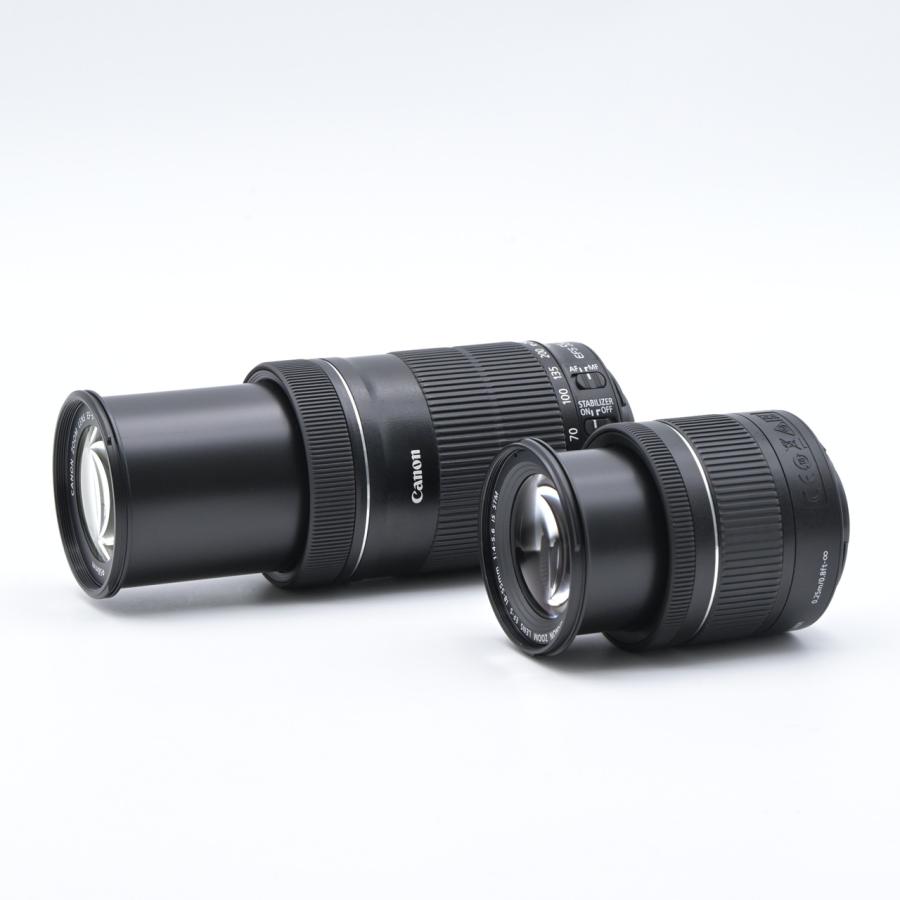 Canon キヤノン EOS Kiss X9 ブラック ダブルズームキット : フラッグ