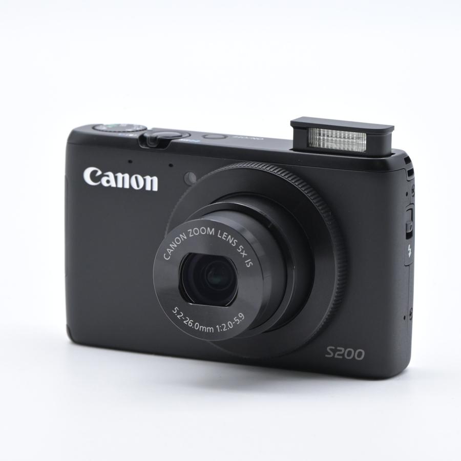 Canon キヤノン PowerShot S200 ブラック : フラッグシップカメラ