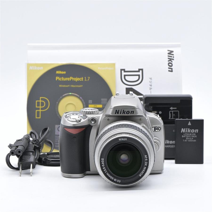 【大人気】Nikon ニコン D40 レンズキット デジタル一眼カメラ Nikon ニコン D40 レンズキット シルバー : フラッグシップカメラ