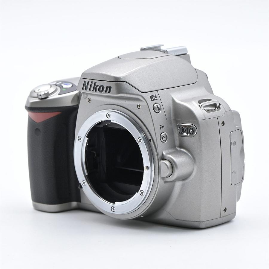 Nikon ニコン D40 レンズキット シルバー : フラッグシップカメラ