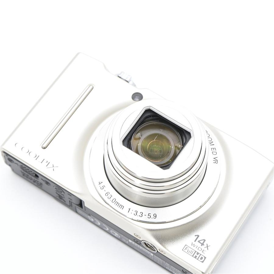 Nikon ニコン COOLPIX S8200 プラチナシルバー : フラッグシップカメラ