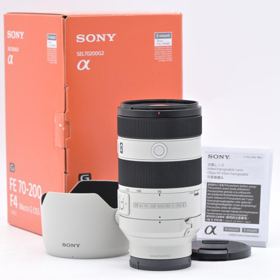 SONY ソニー FE 70-200mm F4 Macro G OSS II SEL70200G2 | 