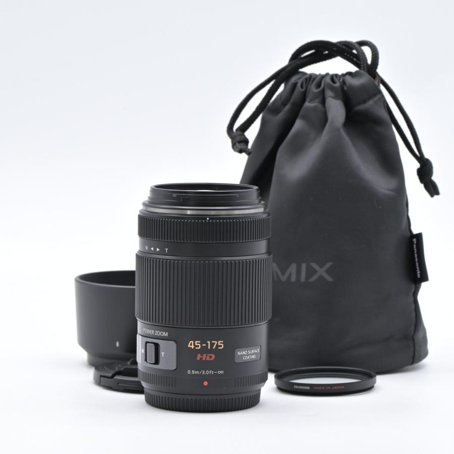 Panasonic パナソニック G X VARIO PZ 45-175mm F4.0-5.6 ASPH. POWER O.I.S. ブラック H-PS45175-K | 