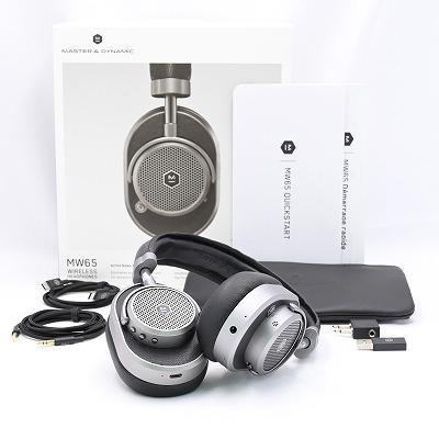 Master & Dynamic ノイズキャンセリングワイヤレスヘッドホン MW65 ガンメタル | 