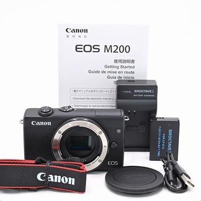 キヤノン Canon EOS M200 ボディ ブラック : フラッグシップ