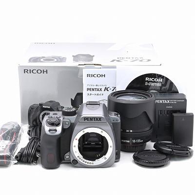 ペンタックス PENTAX K-70 18-135WR レンズキット シルキーシルバー 