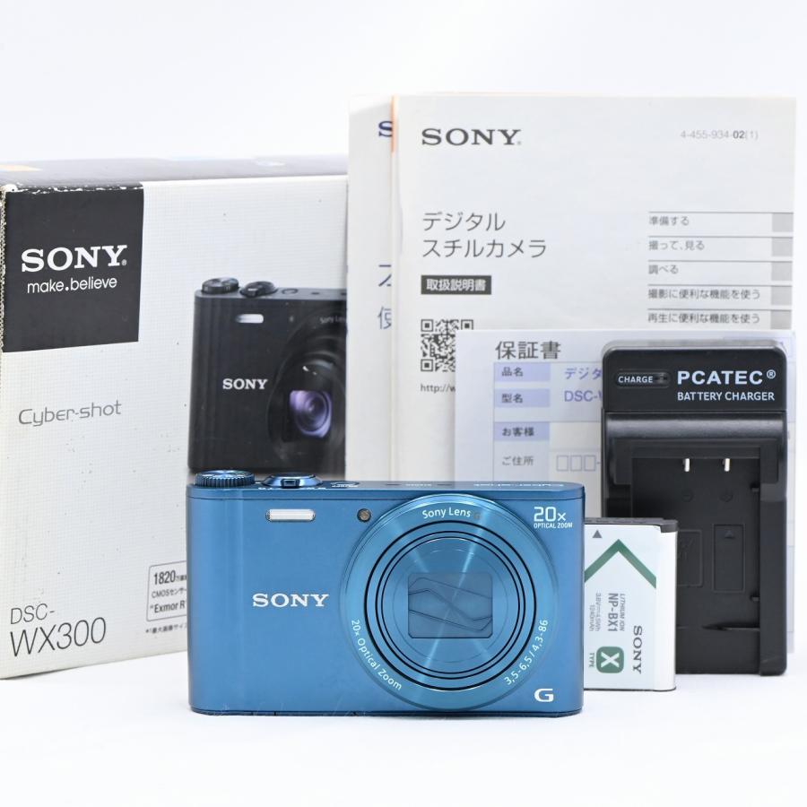 Fotocamera Compatta Sony Cyber-shot DSC-WX300 Rosa, 18.2 MP, 30x Zoom, Versione Giapponese