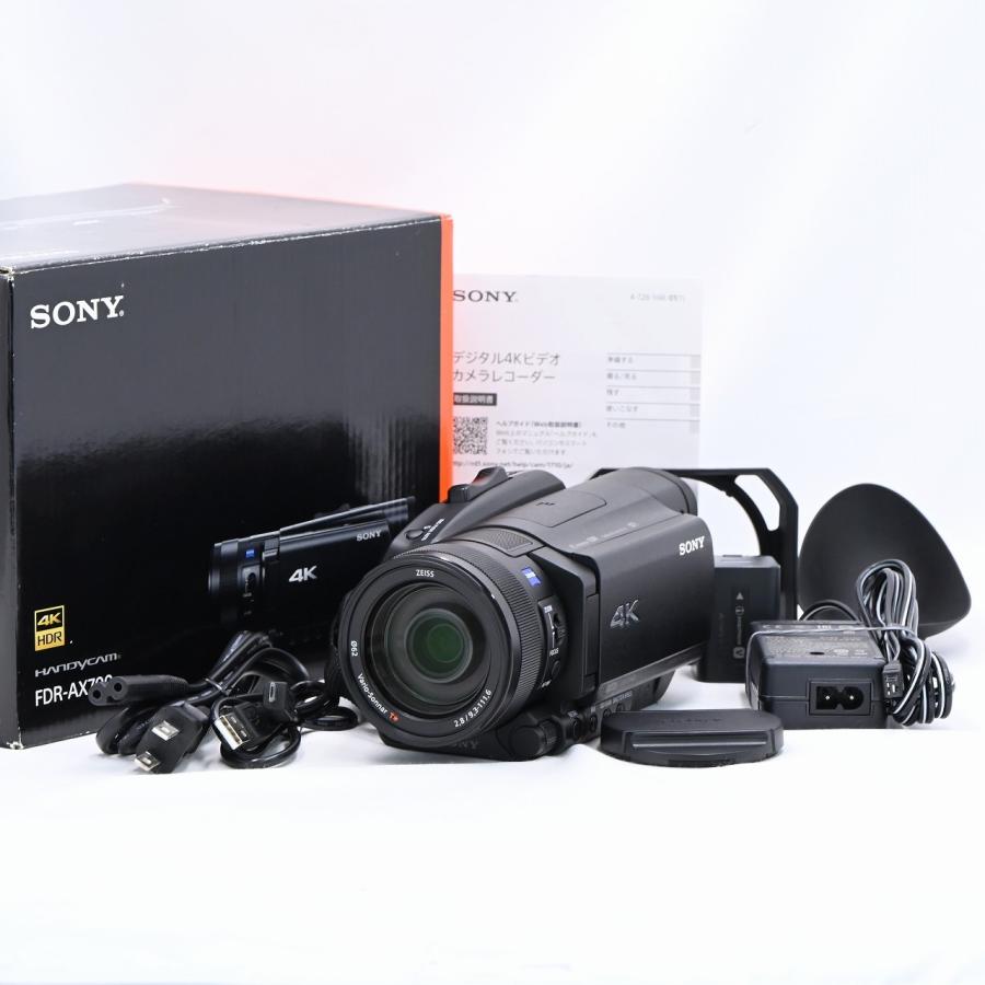 ソニー SONY デジタル4Kビデオカメラレコーダー FDR-AX700 : フラッグ