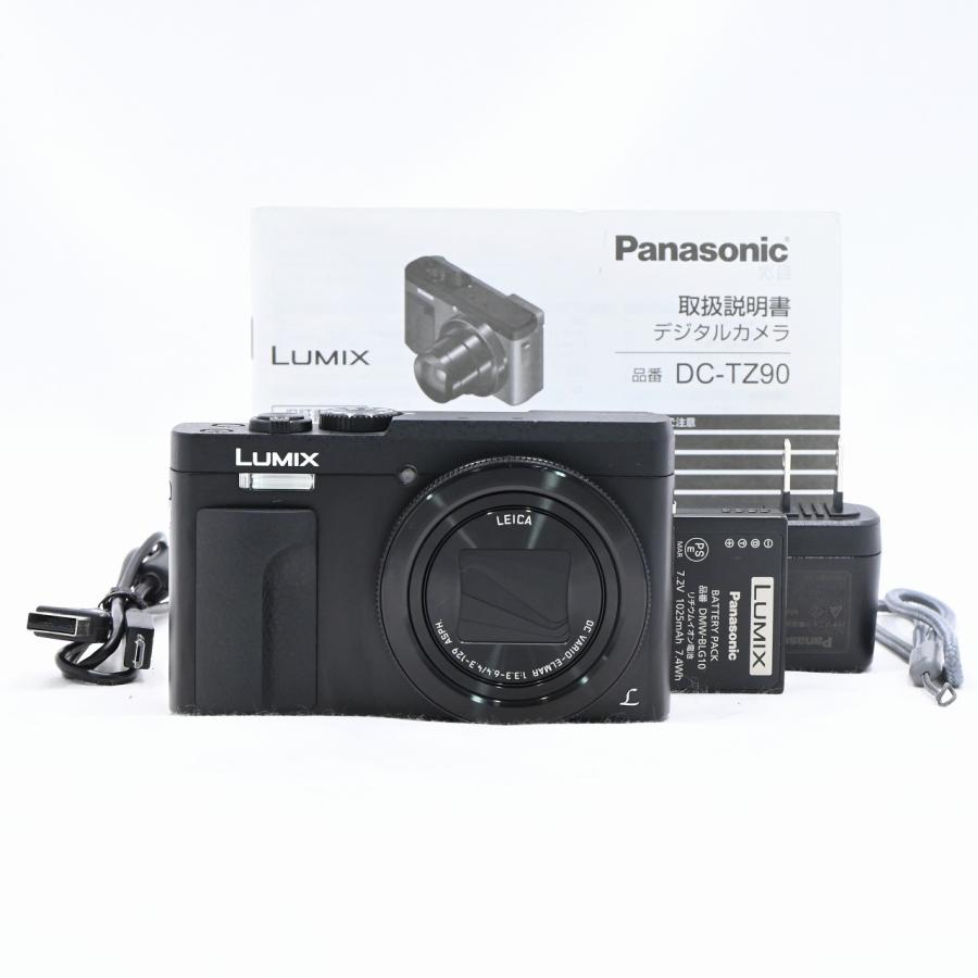 パナソニック Panasonic LUMIX DC-TZ90-K ブラック : フラッグシップ