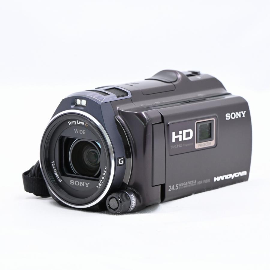 SONY HDR-PJ800ビデオカメラ本体美品 ソニー SONY Handycam PJ800 内蔵メモリ64GB ブラウン HDR-PJ800/T