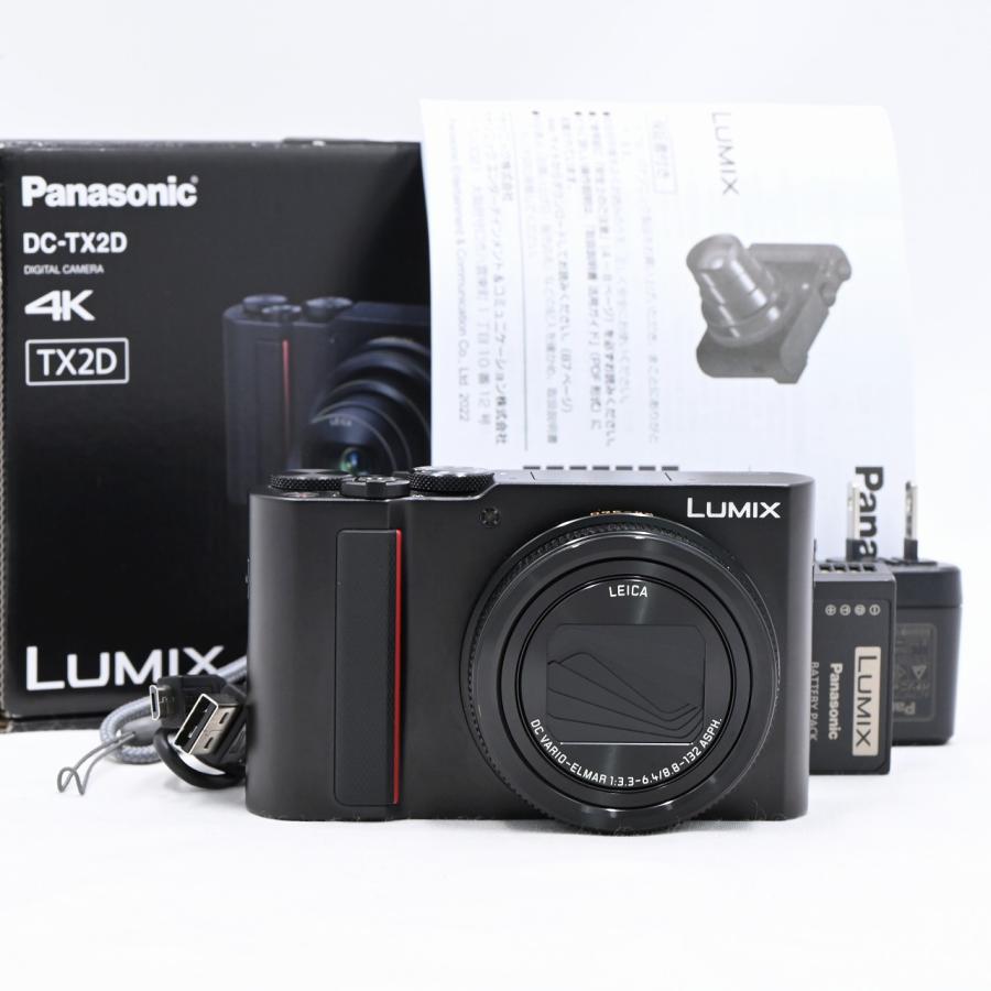 パナソニック Panasonic LUMIX DC-TX2D-K ブラック : フラッグシップ