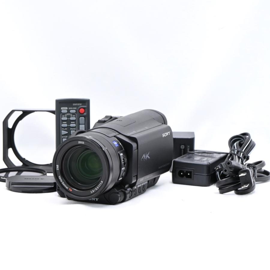 ソニー SONY FDR-AX100 4K 光学12倍 ブラック Handycam