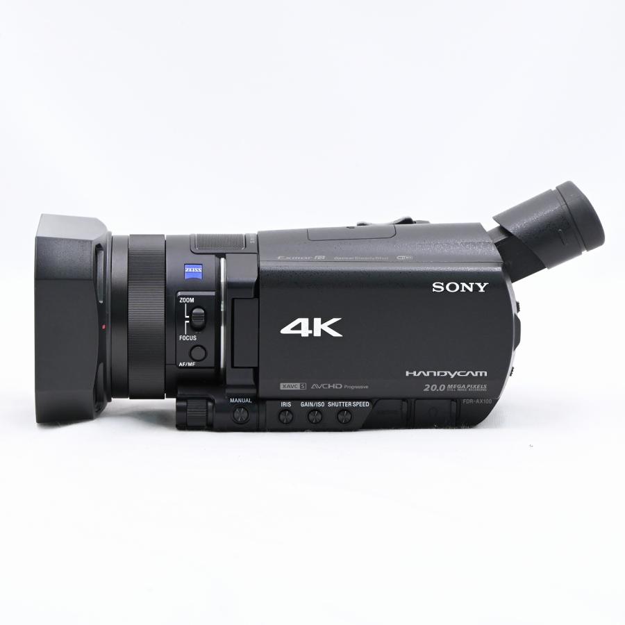 ❤️極美品❤️ソニー SONY FDR-AX100 4K 光学12倍❤️ ソニー SONY FDR-AX100 4K 光学12倍 ブラック Handycam