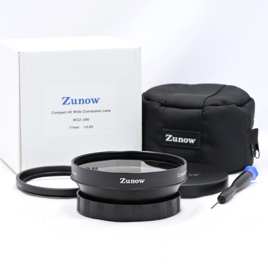Zunow WCZ-280 4K対応 0.83倍 ワイドコンバージョンレンズ ズノー Zunow WCZ-280 4K対応 0.83倍 ワイドコンバージョン