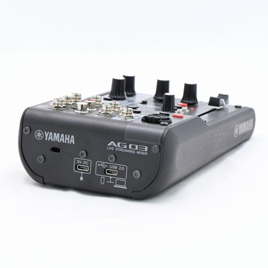 ヤマハ YAMAHA AG03MK2 ライブストリーミングミキサー 3チャンネル ブラック |  | 03
