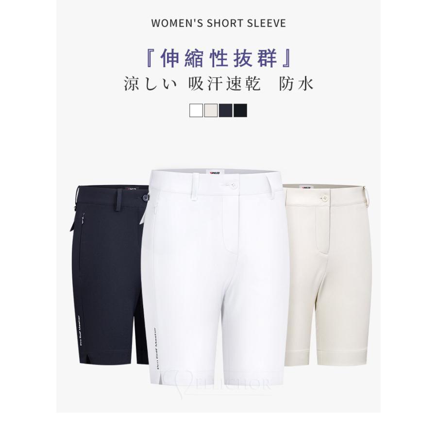 ゴルフショートパンツ レディース ゴルフウェア ストレッチ生地 ゴルフショートパンツ レディース ゴルフウェア ストレッチ生地