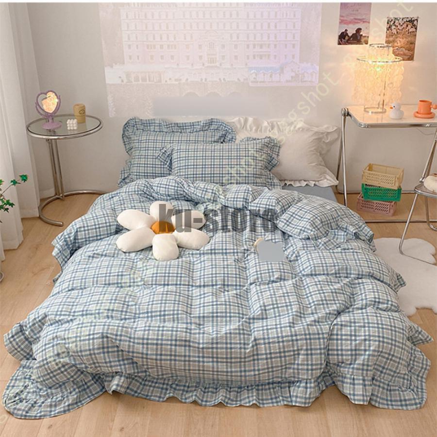 楽天市場】送料無料 布団カバーセット ストライプ柄 ピンク 3点