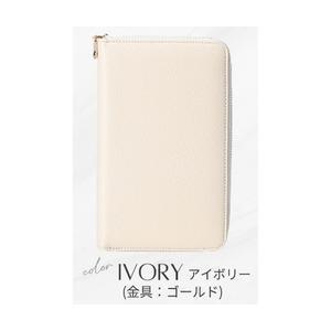 通帳ケース スキミング防止 磁気 防止 PUレザー 合皮 かわいい おしゃれ クレジットカード カードケース  大容量 財布 お薬手帳 ジャバラ パスポート | ブランド登録なし | 04