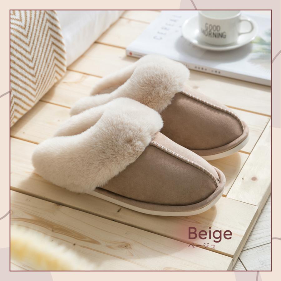 ムートン スリッパ ルームシューズ 室内  暖かい あったか 冬 かわいい レディース 冷え対策 あったか もこもこ あたたかい 家族 ふわふわ | ブランド登録なし | 02