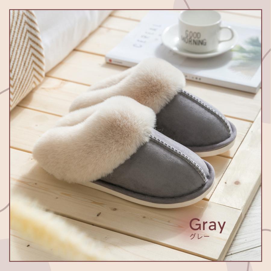 ムートン スリッパ ルームシューズ 室内  暖かい あったか 冬 かわいい レディース 冷え対策 あったか もこもこ あたたかい 家族 ふわふわ | ブランド登録なし | 05