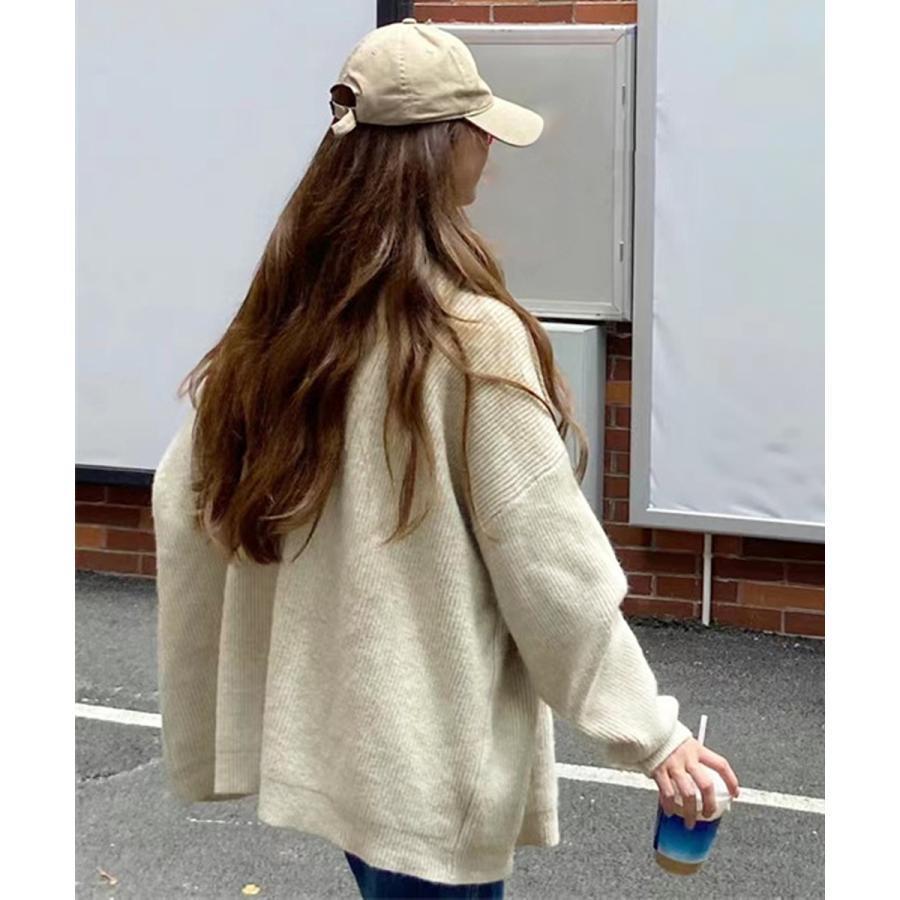 【新品】 Vネックカーディガン 羽織り ニットカーディガン トップス 黄/① 新品】 Vネックカーディガン 羽織り ニットカーディガン トップス 黄