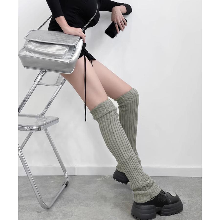 ニットレッグウォーマー レディース 靴下 : フラグシップ21