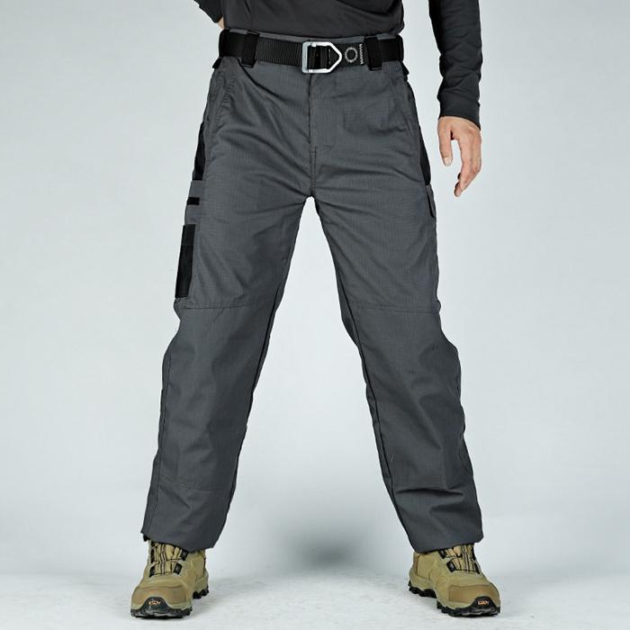 3色 メンズ カジュアル マルチポケットカーゴ クロップドパンツ 2022 Techwear スタイルマルチポケットカーゴパンツ男