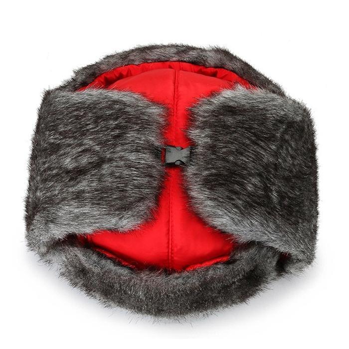 【美品】 リアルファー帽子 ロシア帽 パイロットキャップ 耳当て付き REAL STYLE（ファッション） フライトキャップ レディース