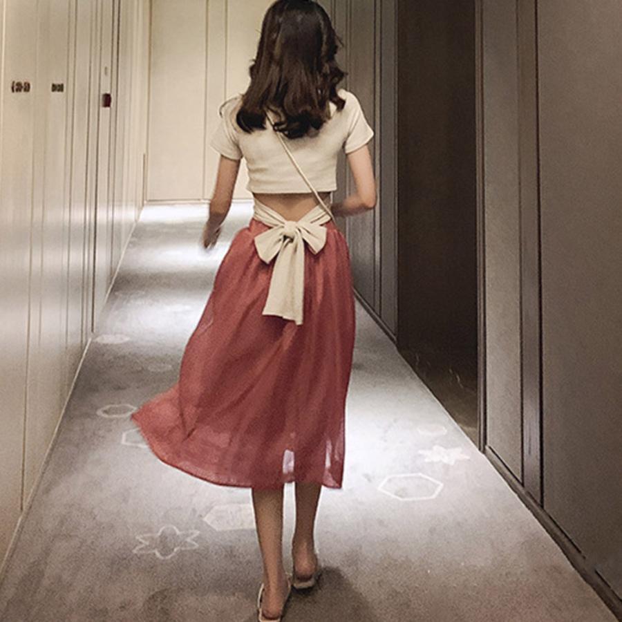  スカートとTシャツセット 2点セットアップ Tシャツ スカート : フラグシップ21 - 通販 - Yahoo