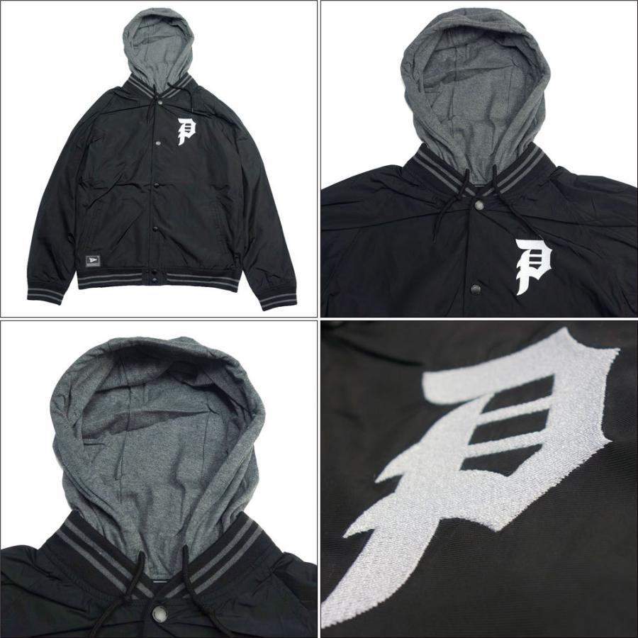 Primitive/プリミティブ レイヤード フーディー スタジアムジャケット スタジャン パーカー/LIGHTWEIGHT TWO-FER VARSITY | PRIMITIVE | 02