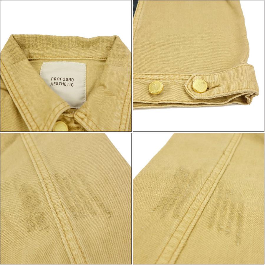 PROFOUND AESTHETIC/プロファウンド エステティックデニムジャケット/STILL LIFE DESTROYED DENIM JACKET JKT-118 | PROFOUND AESTHETIC | 08