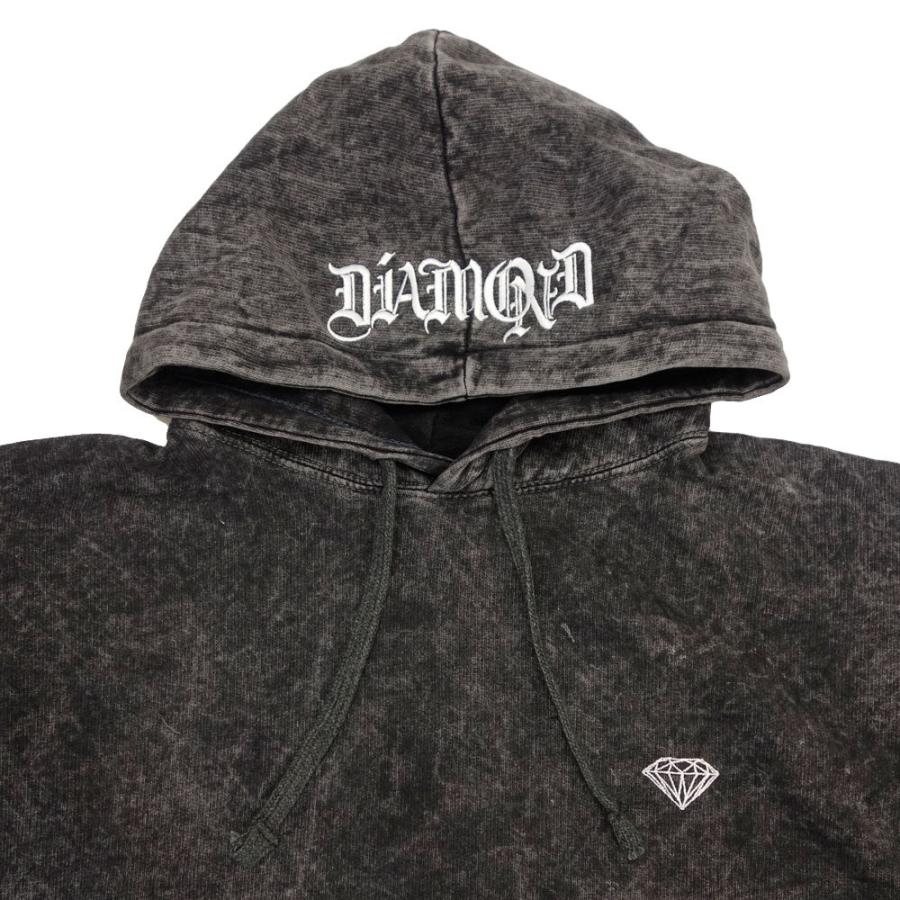 Diamond SUPPLY CO./ダイヤモンドサプライ プルオーバーパーカー ウォッシュ加工/DEATH LETTER HOODIE | Diamond Supply Co. | 02