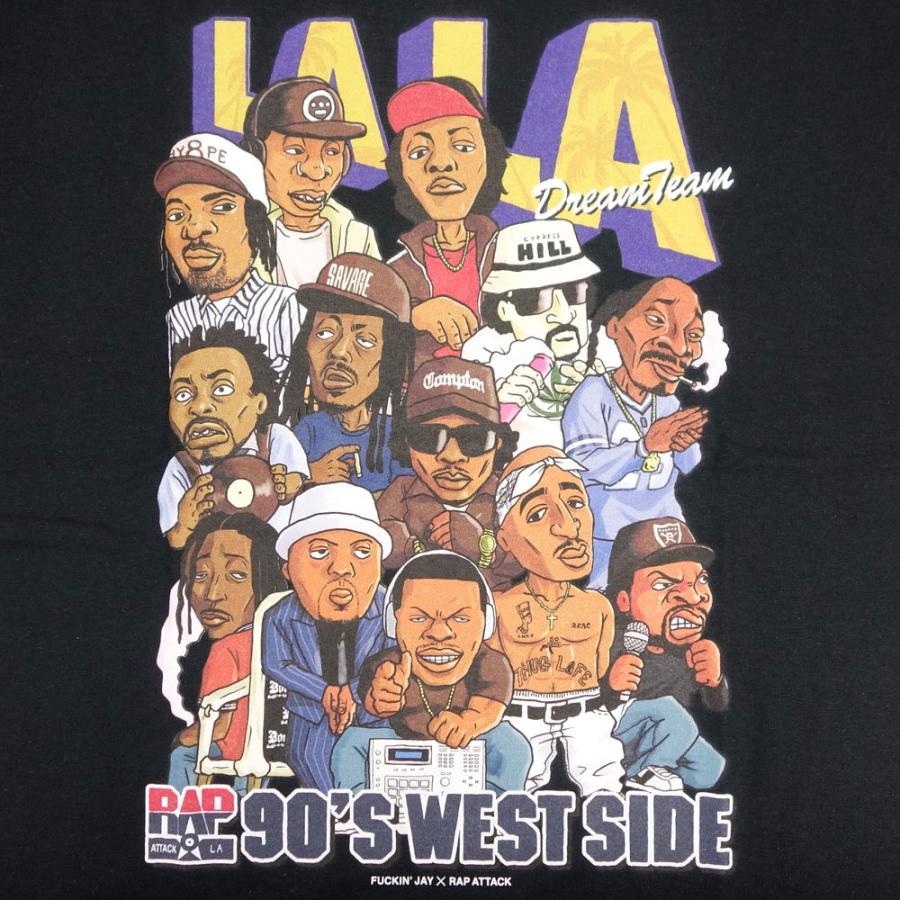 Rap Attack/ラップアタック 長袖 Tシャツ ロンT ロングスリーブ ロサンゼルス/LALA L/S Tee RASP21-LT002 |  | 02