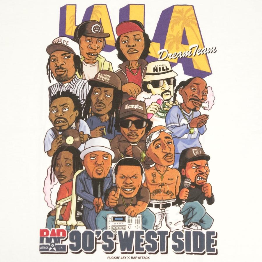 Rap Attack/ラップアタック 長袖 Tシャツ ロンT ロングスリーブ ロサンゼルス/LALA L/S Tee RASP21-LT002 |  | 05